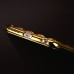 iPhone 6 6s Plus 5.5 - TPU Soft 3D Square Pattern Electroplated Bumper Protective Phone Cover Case - Gold and Clear